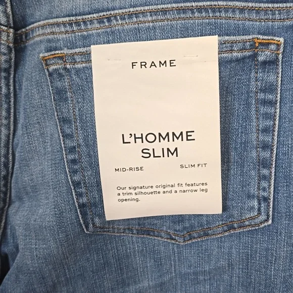 Frame Denim L'Homme Midrise Slim 34